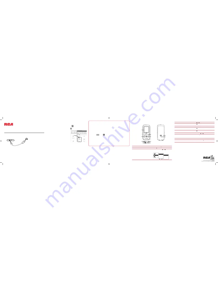 RCA M41 series Quick Start Manual Download Page 1