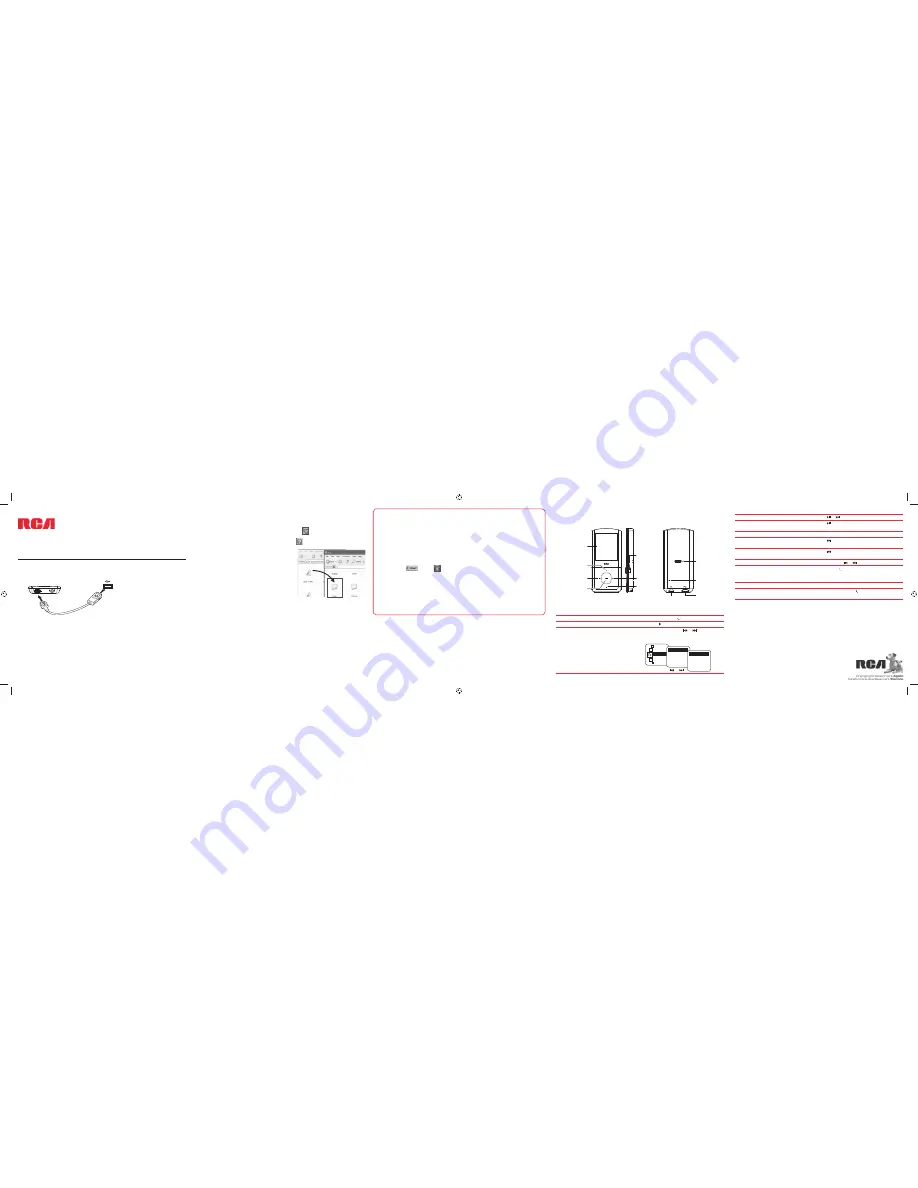 RCA M43 SERIES Quick Start Manual Download Page 1