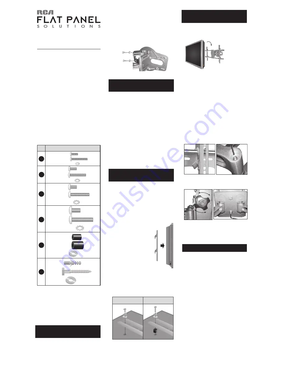 RCA MAF130BK Installation Manual Download Page 1