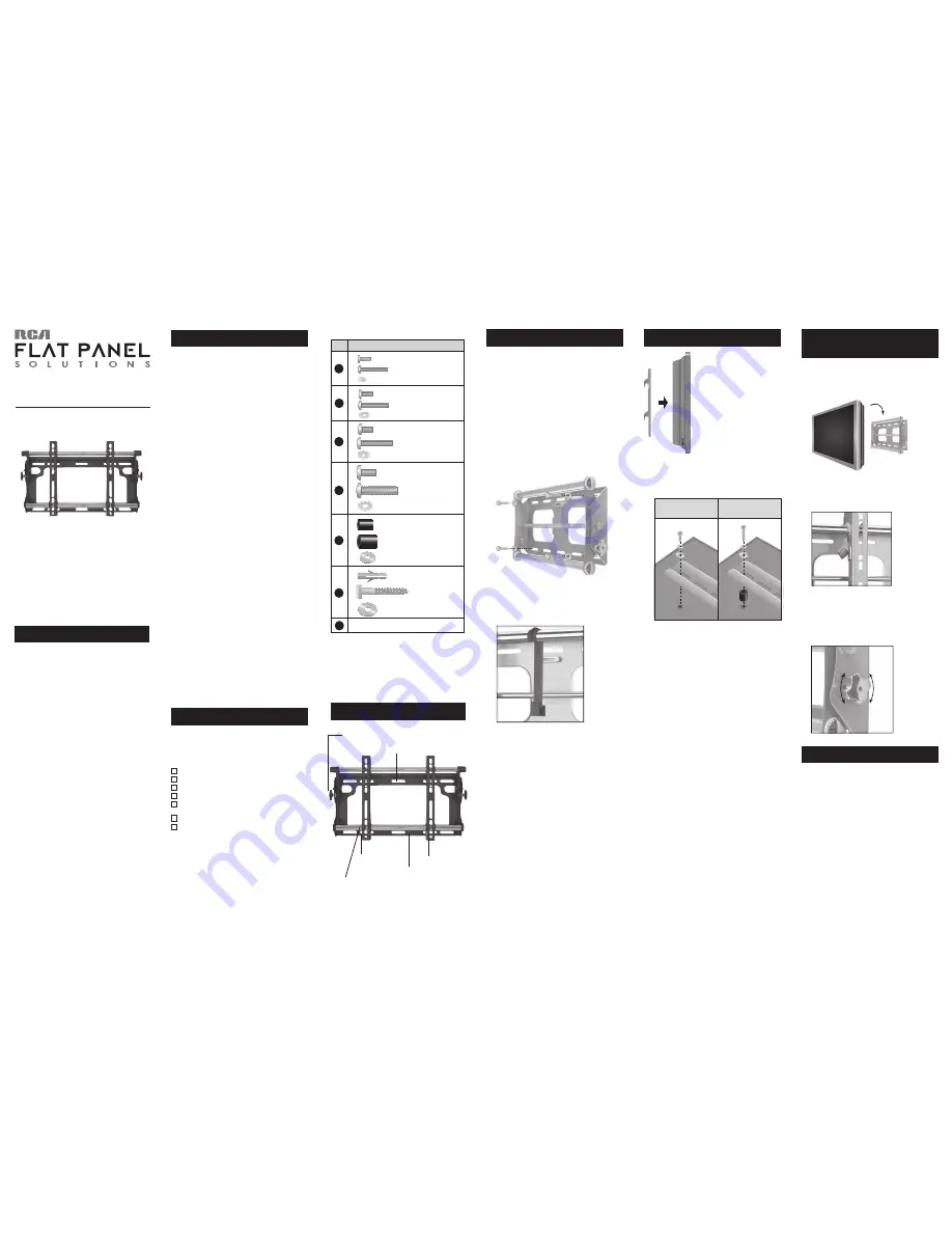 RCA MAF70BK Installation Manual Download Page 1