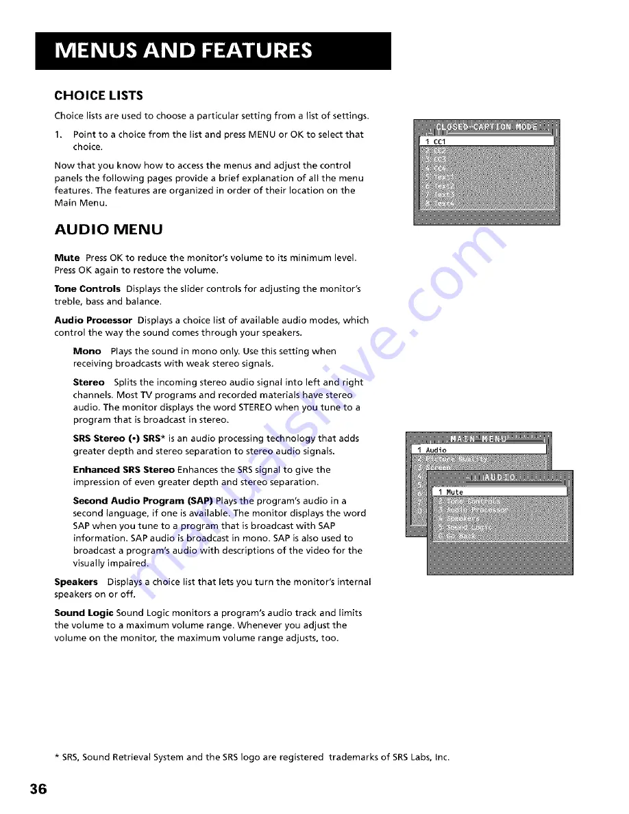 RCA MMC101 User Manual Download Page 38