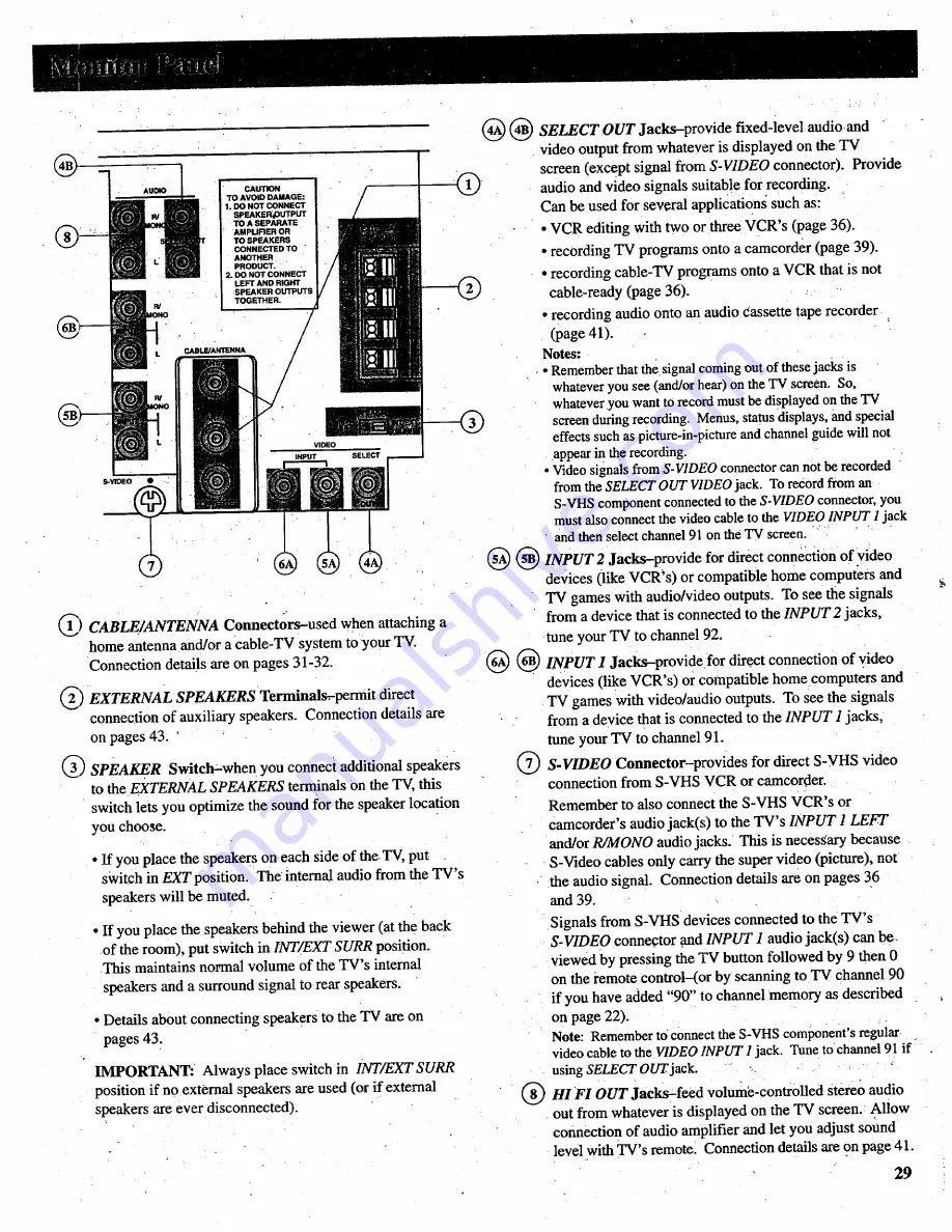 RCA P46720 Скачать руководство пользователя страница 31