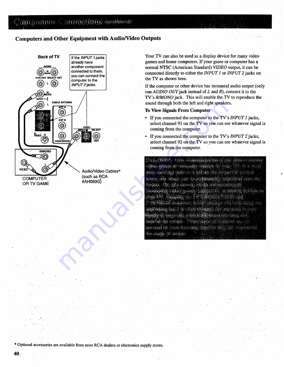 RCA P46720 User Manual Download Page 42