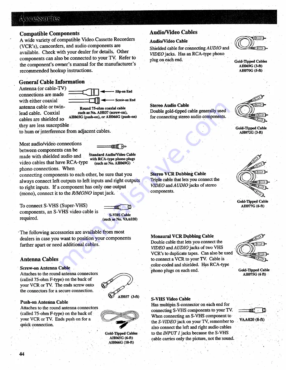 RCA P46720 Скачать руководство пользователя страница 46