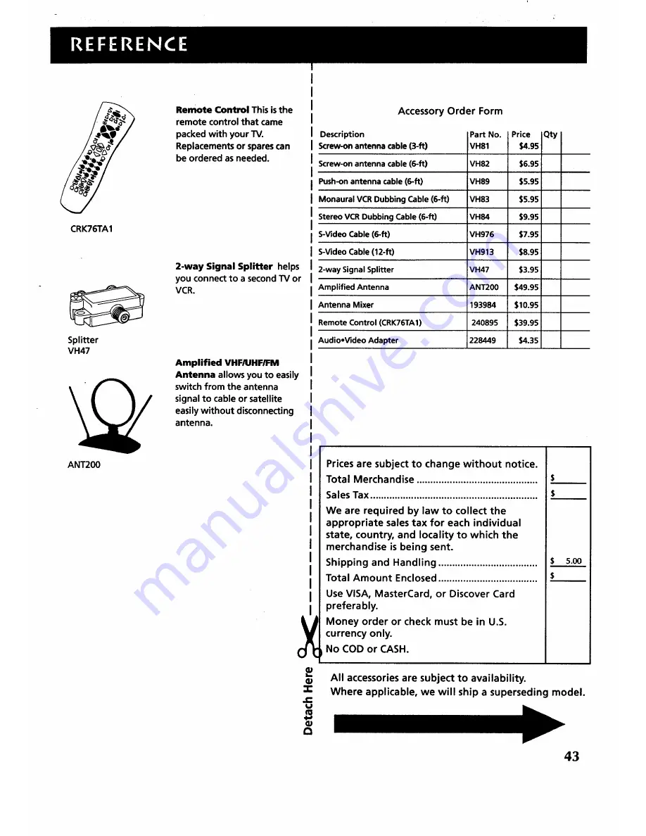 RCA P46920 User Manual Download Page 45