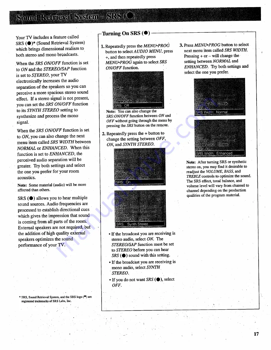 RCA P52753 User Manual Download Page 19