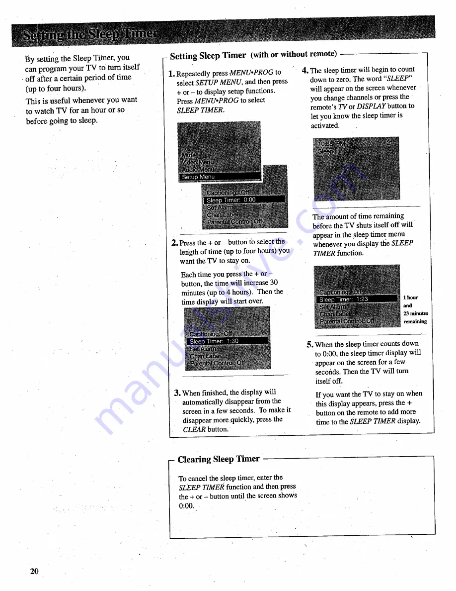 RCA P52753 User Manual Download Page 22