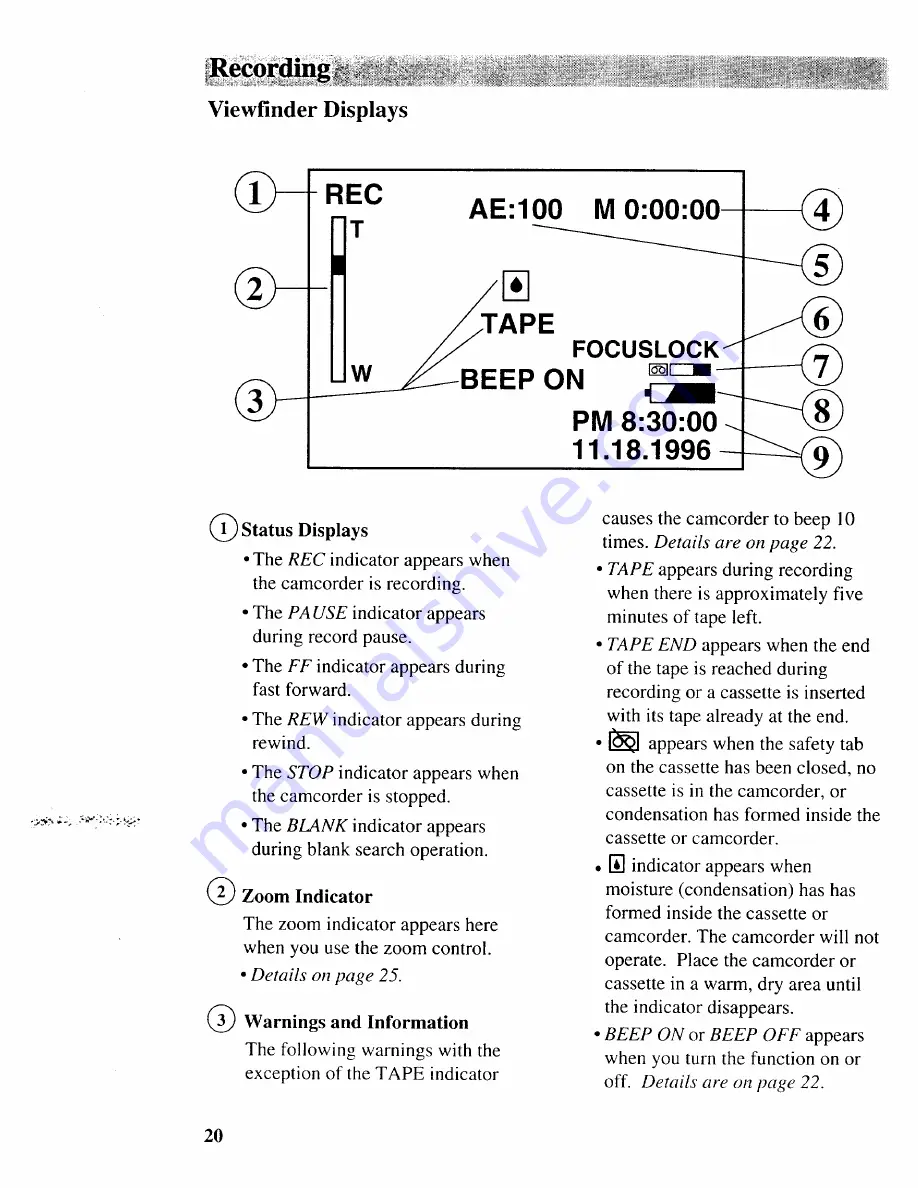 RCA Pro852 Скачать руководство пользователя страница 22