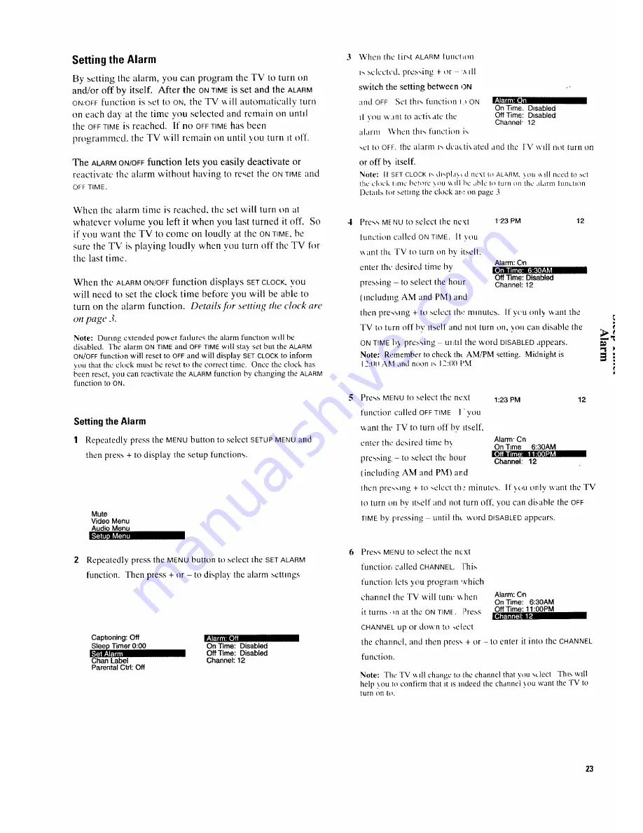 RCA ProScan PS35153 Owner'S Manual Download Page 26