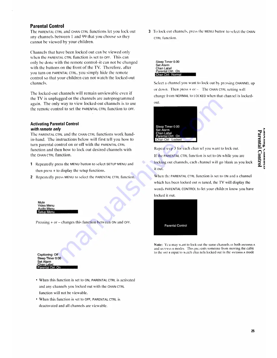 RCA ProScan PS35153 Owner'S Manual Download Page 28