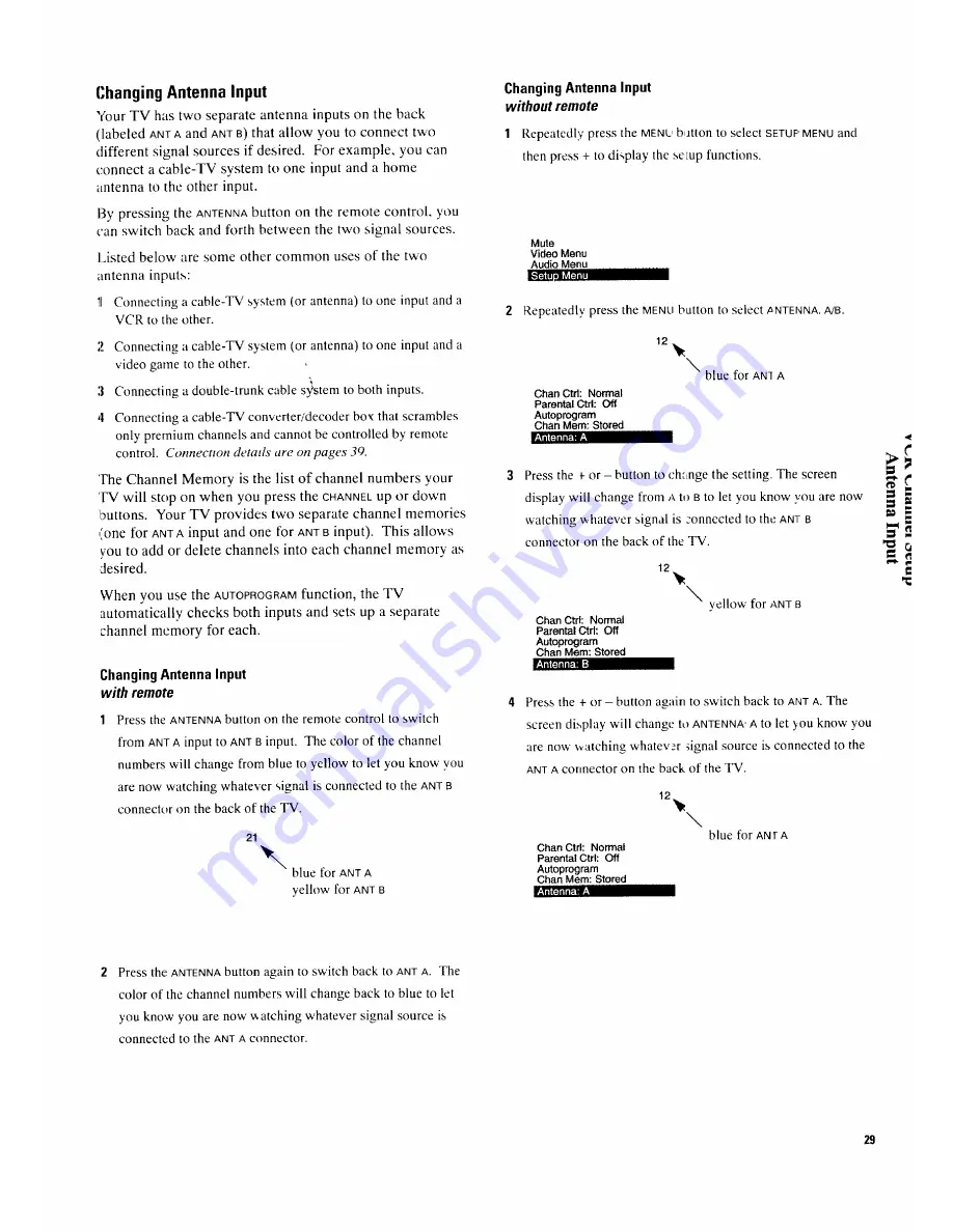 RCA ProScan PS35153 Owner'S Manual Download Page 32