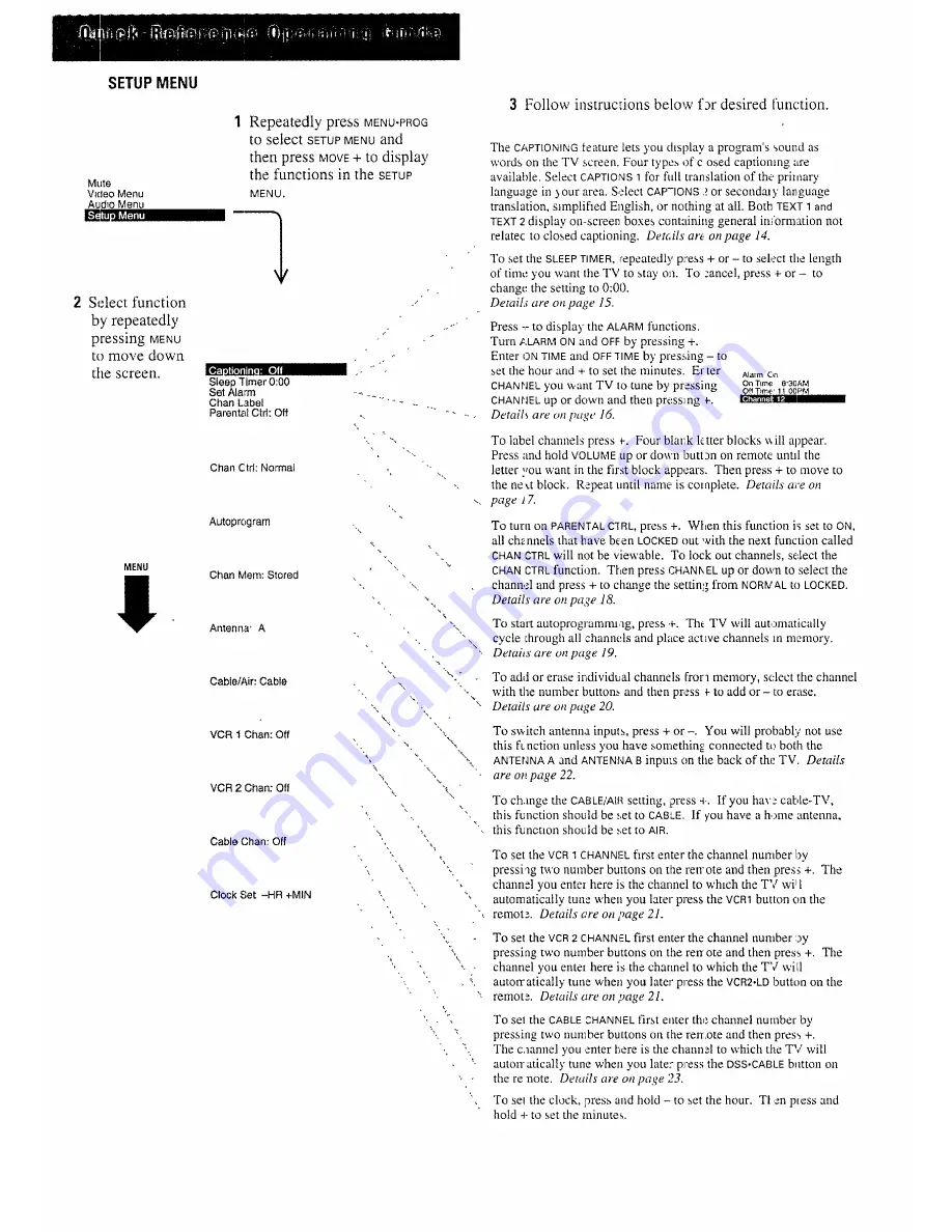 RCA ProScan PS35153 Owner'S Manual Download Page 60