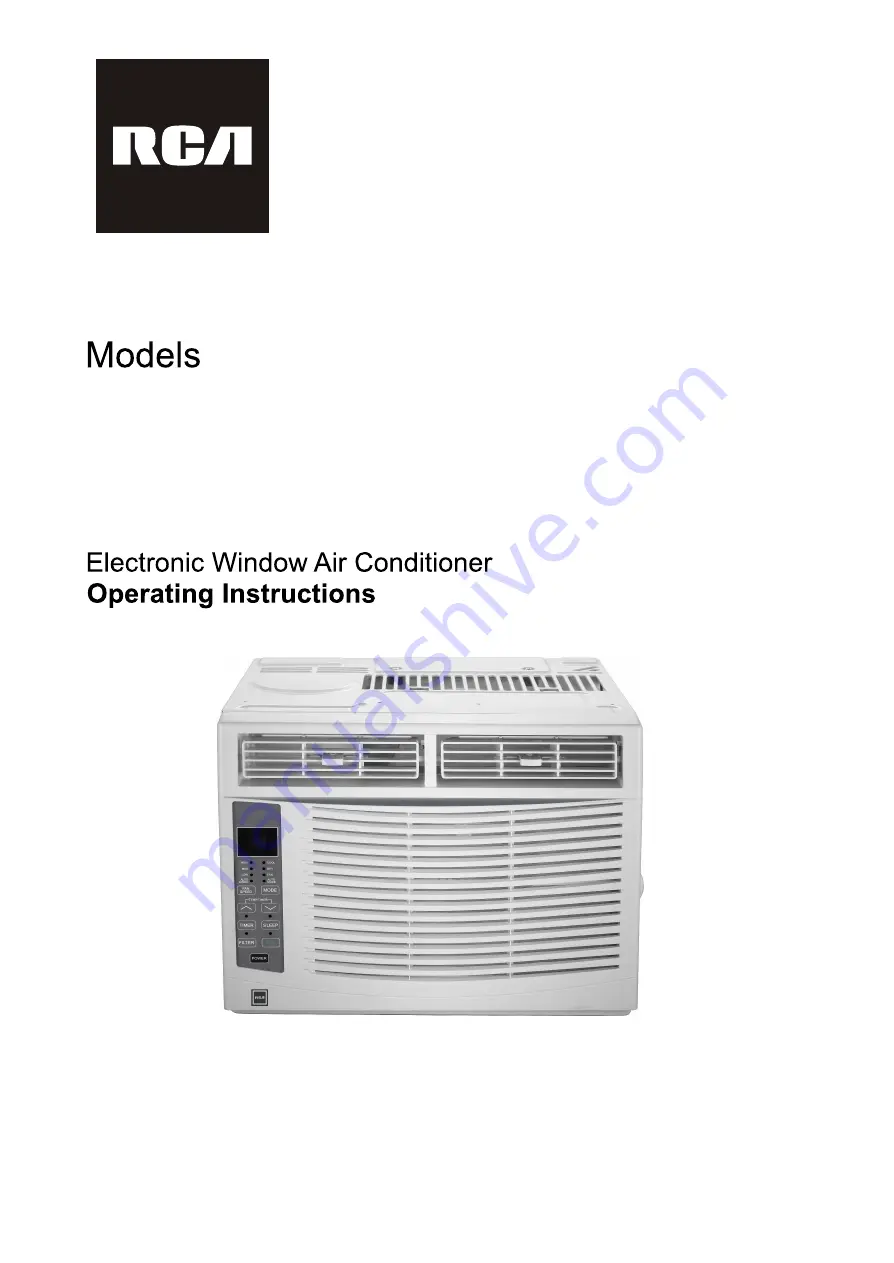 RCA RACE6011-6COM Operating Instructions Manual Download Page 1