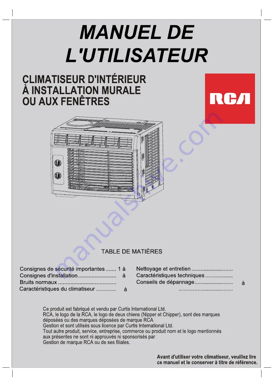 RCA RACM5000-F User Manual Download Page 19