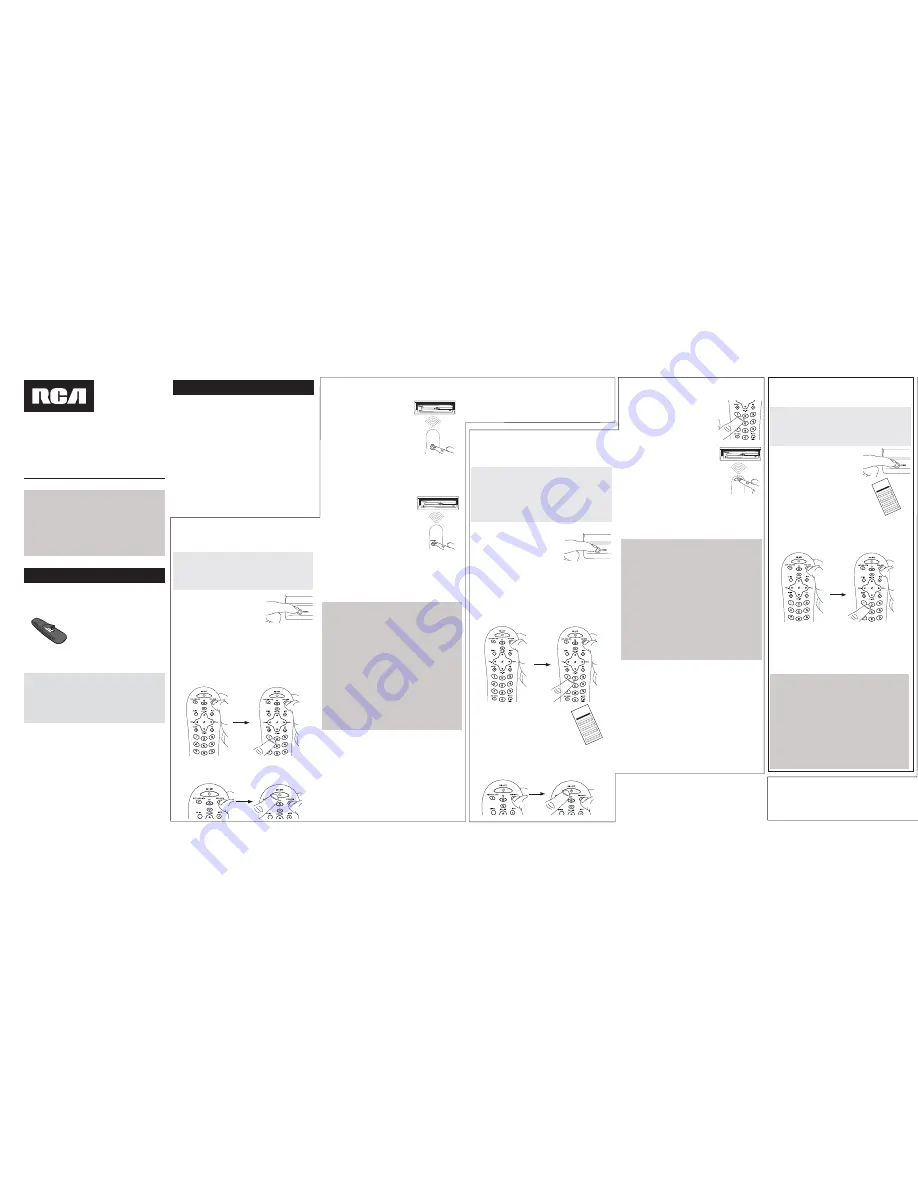 RCA RCR311BIR Owner'S Manual Download Page 1