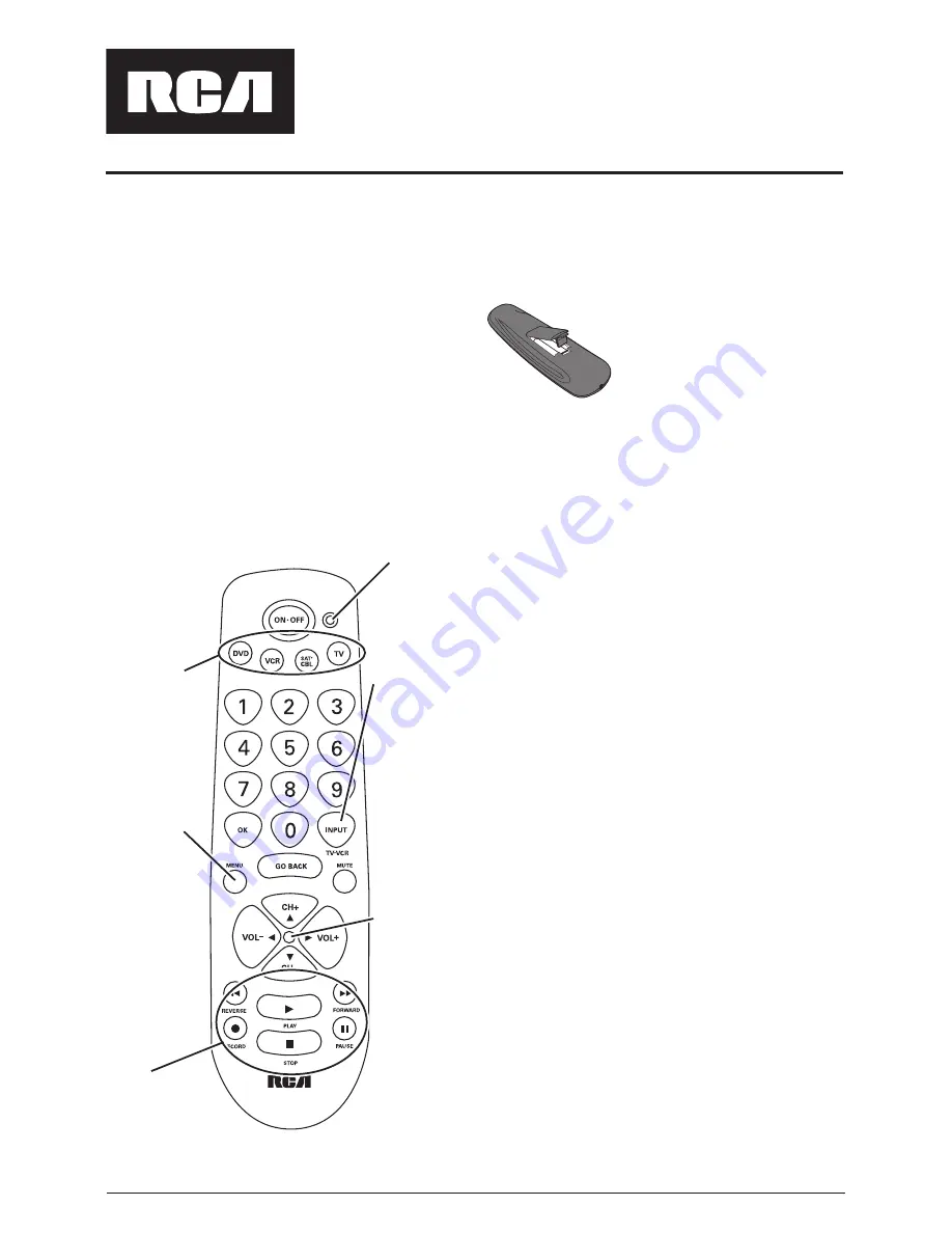 RCA RCR451 Скачать руководство пользователя страница 1