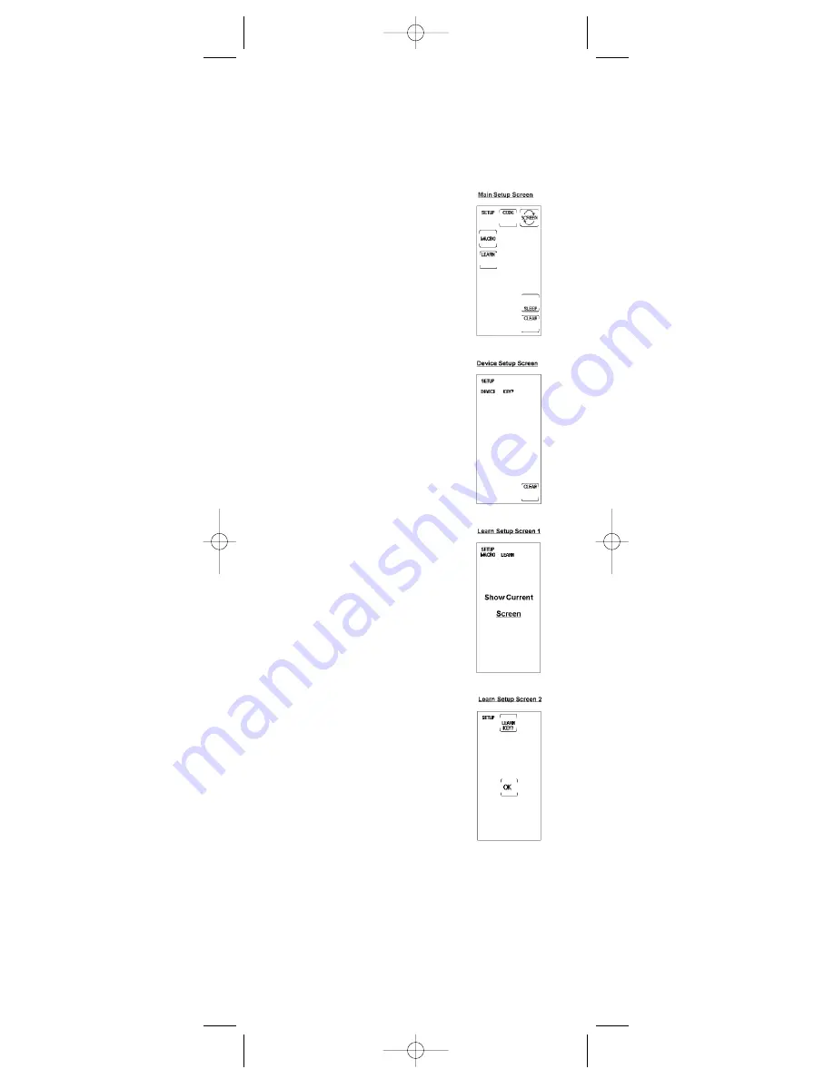 RCA RCU900 - LCD Touch Screen Learning Universal Remote Control Скачать руководство пользователя страница 17