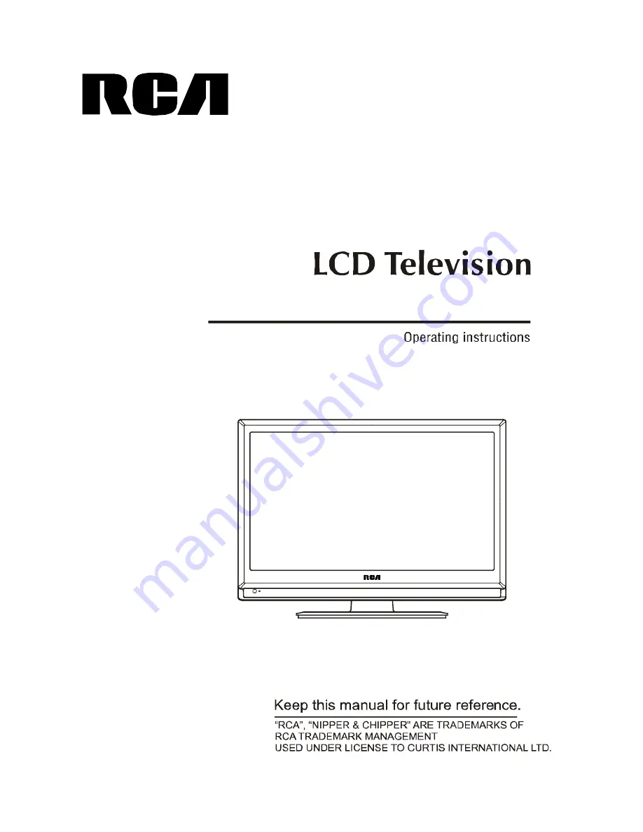 RCA RLC2226 Operating Instructions Manual Download Page 1