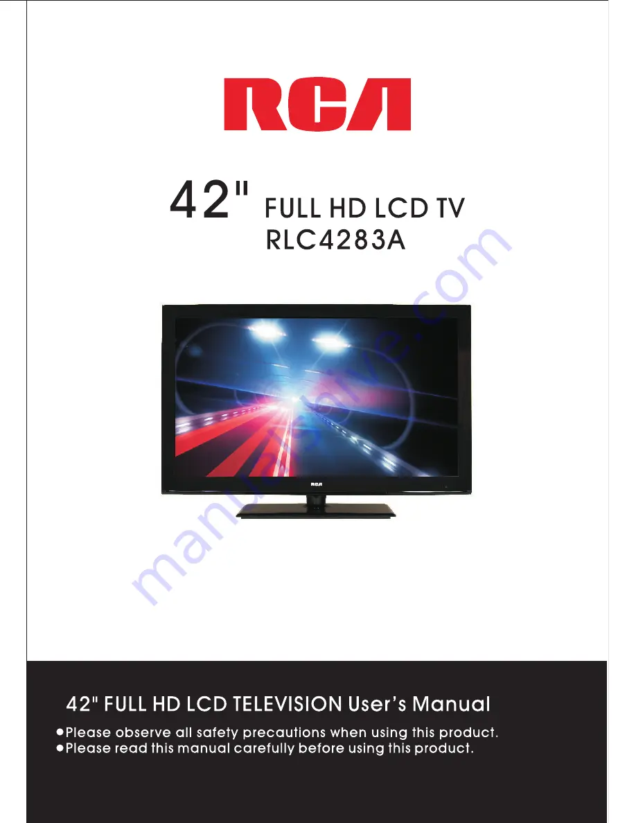 RCA RLC4283A User Manual Download Page 1