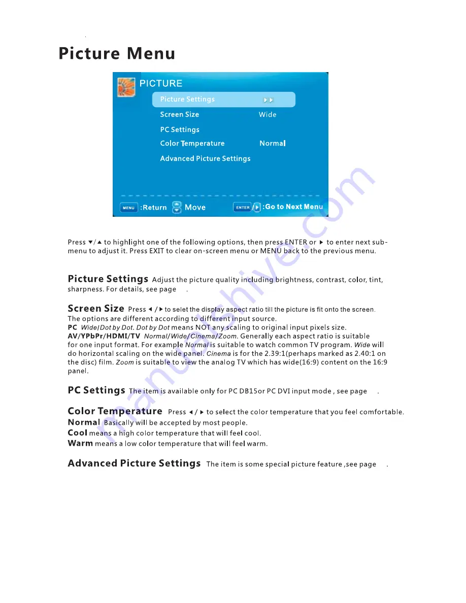 RCA RLED2242A-WHITE Instruction Manual Download Page 16