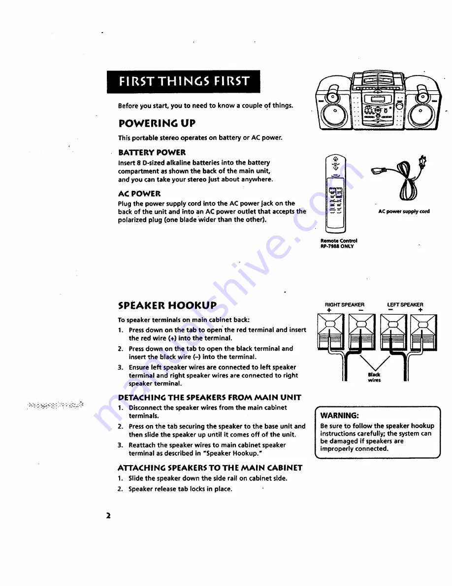 RCA RP-7987 User Manual Download Page 4