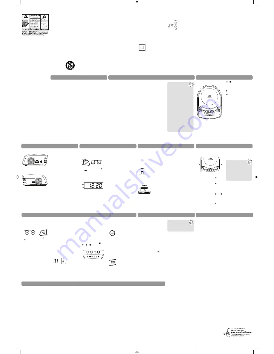 RCA RP5605 User Manual Download Page 3