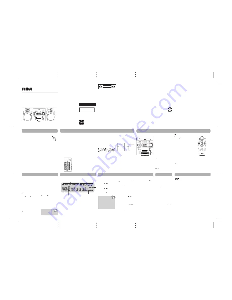 RCA RS2768I - 5-CD System With iPod Dock (Spanish) Manual De Usuario Download Page 1