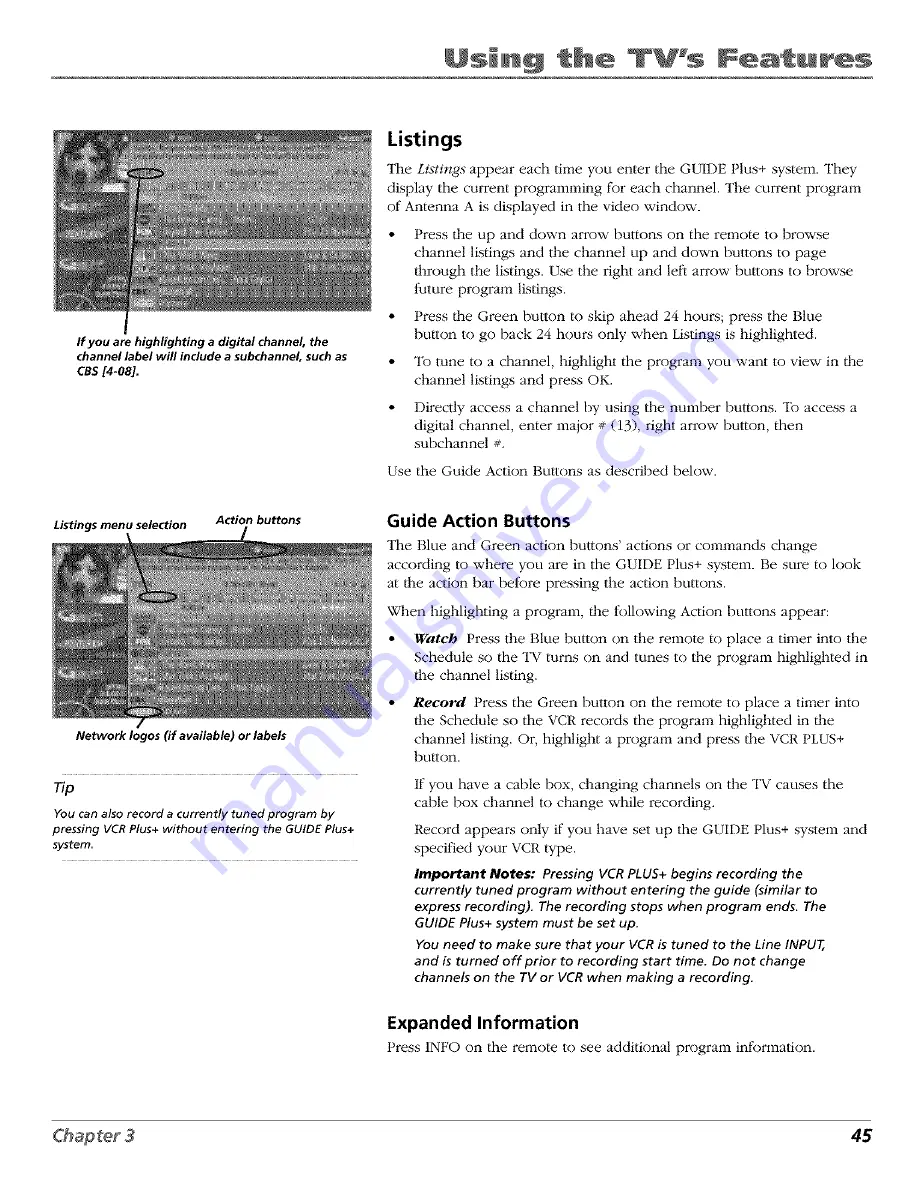 RCA Scenium HDLP50W151YX1 User Manual Download Page 47