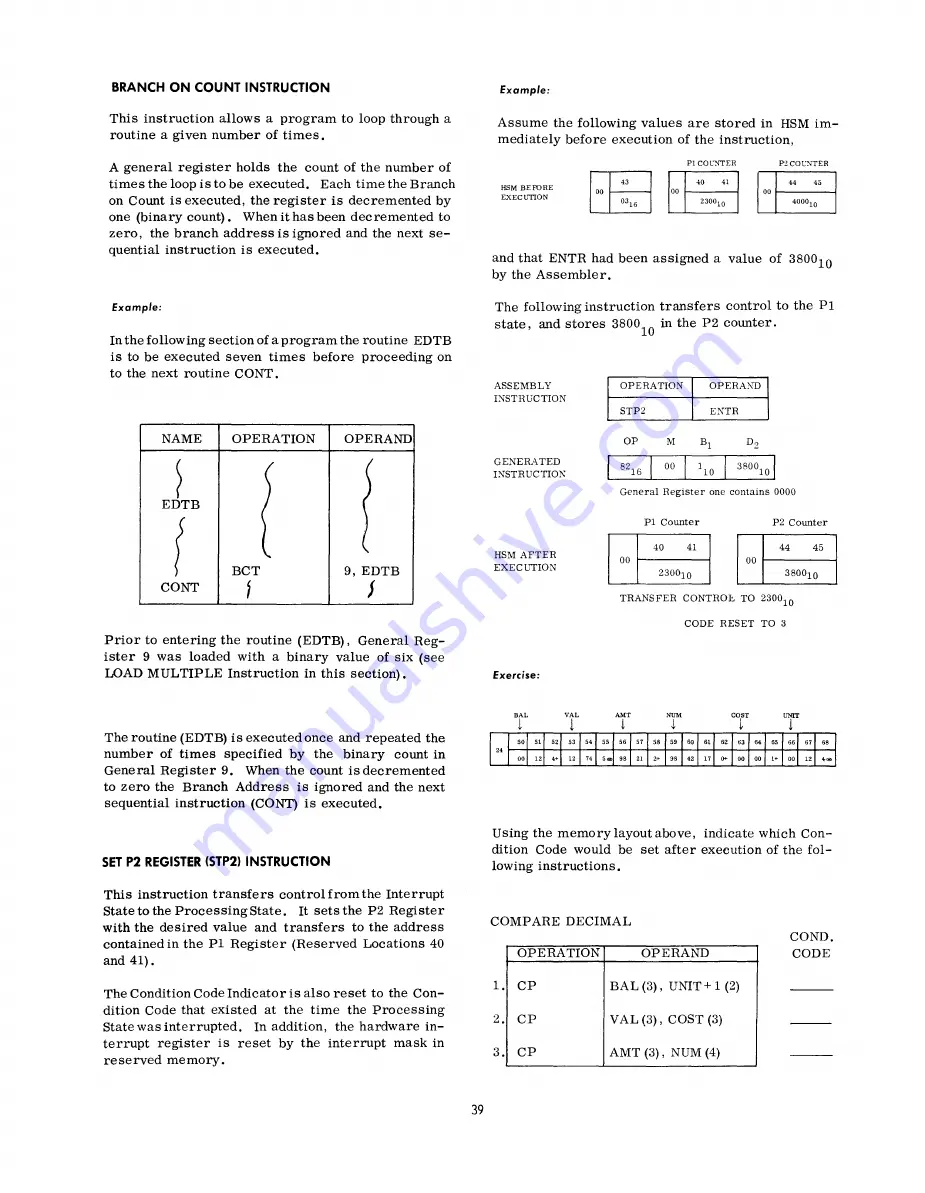 RCA Spectra 70 Training Manual Download Page 45