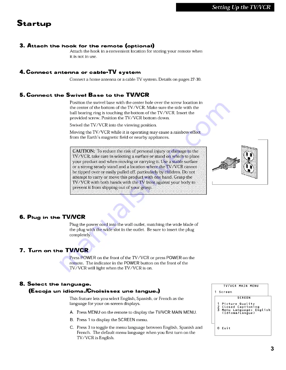 RCA T13072 User Manual Download Page 5