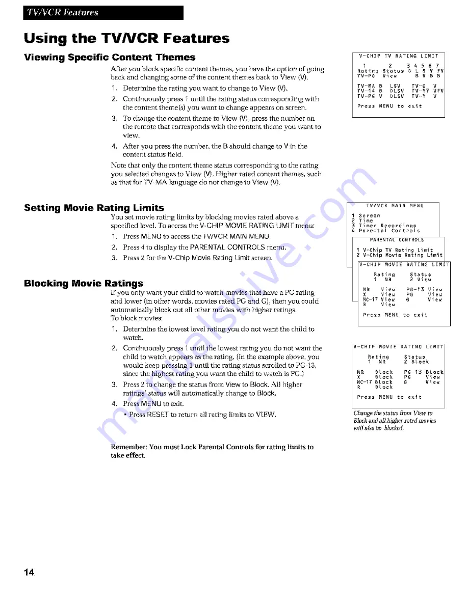 RCA T19064 User Manual Download Page 16