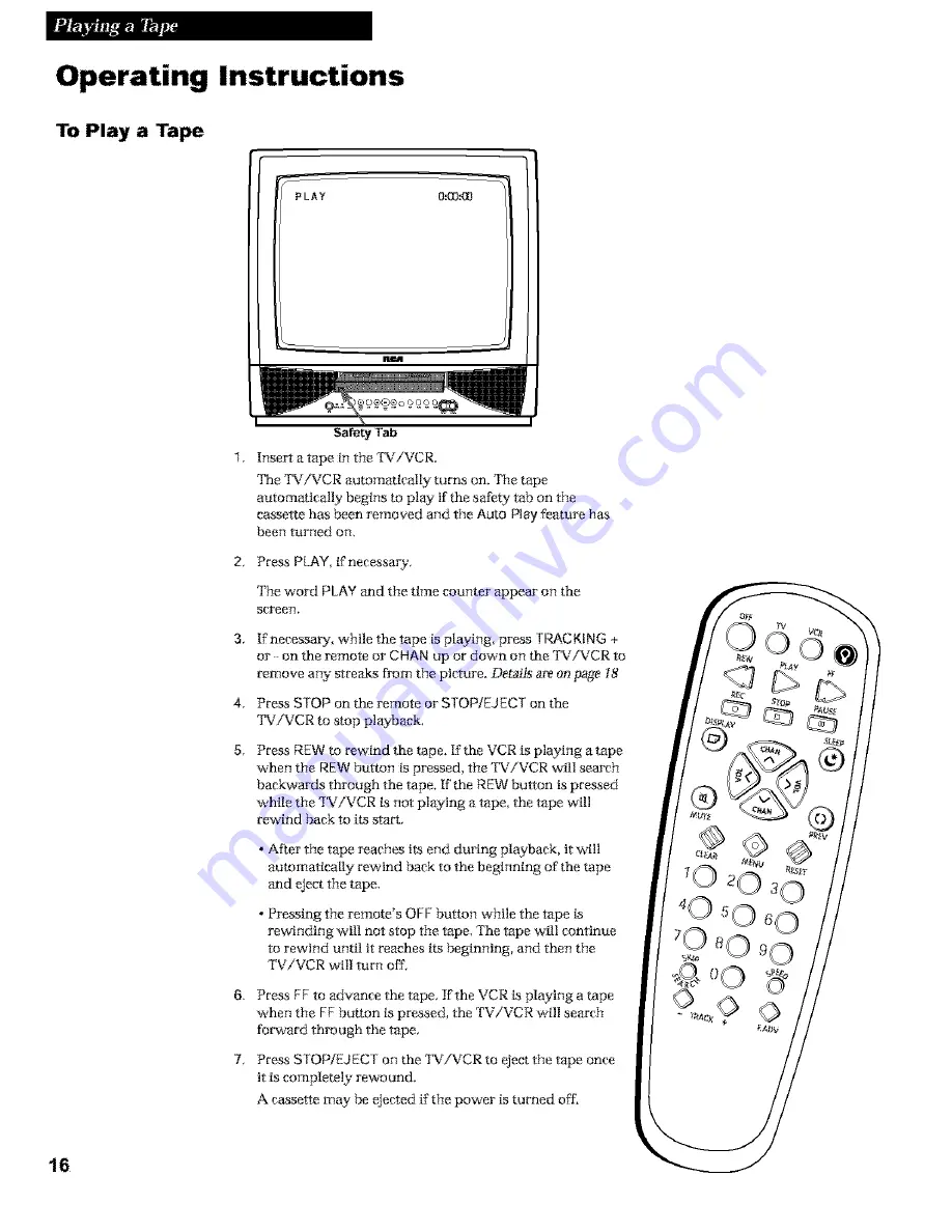 RCA T19064 Скачать руководство пользователя страница 18