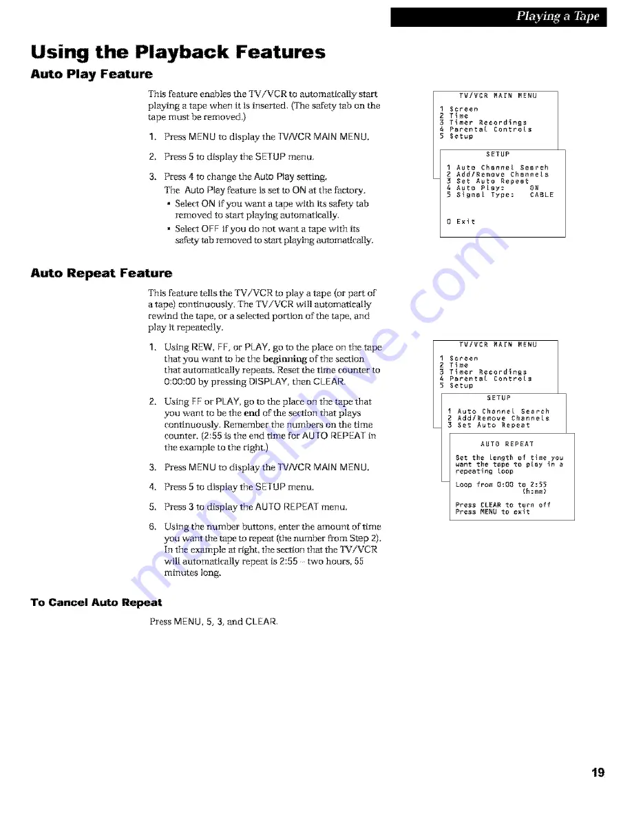 RCA T19064 User Manual Download Page 21