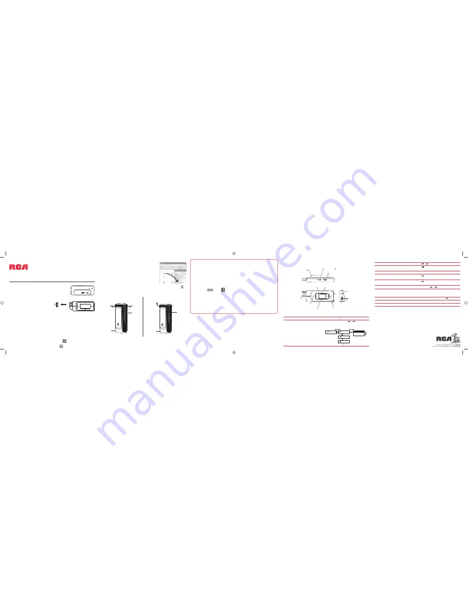 RCA TH1702 Quick Start Manual Download Page 1