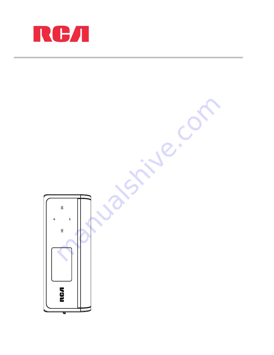 RCA TH1812 Скачать руководство пользователя страница 1