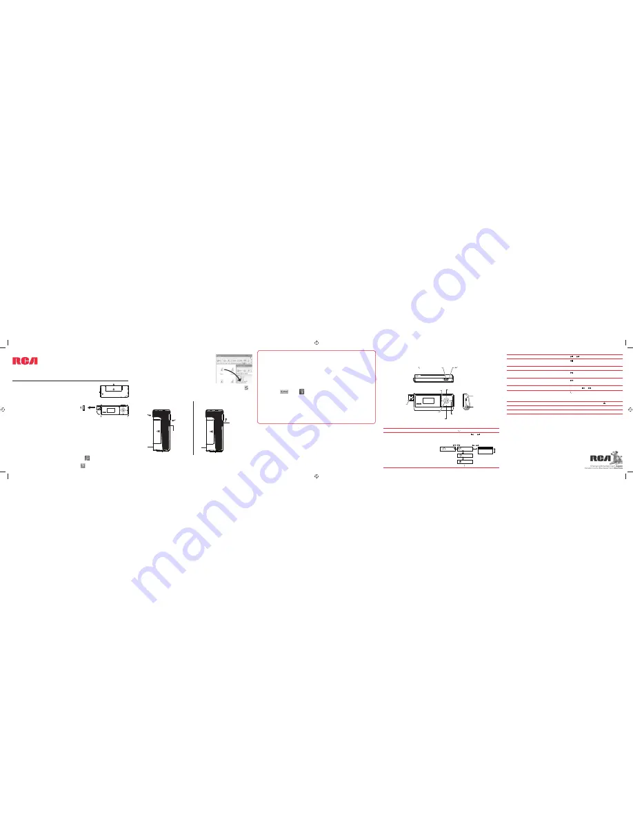 RCA TH1814 Quick Start Manual Download Page 1