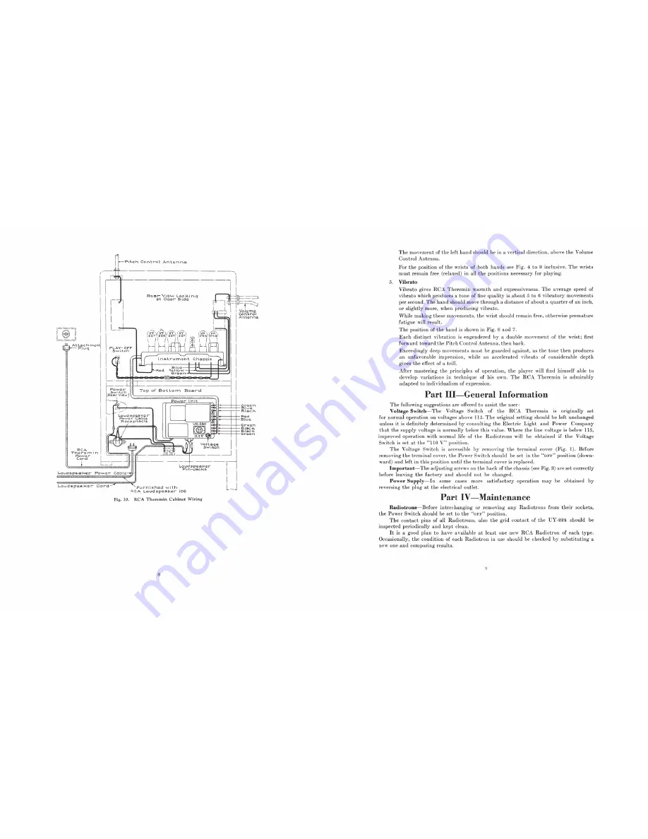 RCA Theremin Instructions Manual Download Page 6