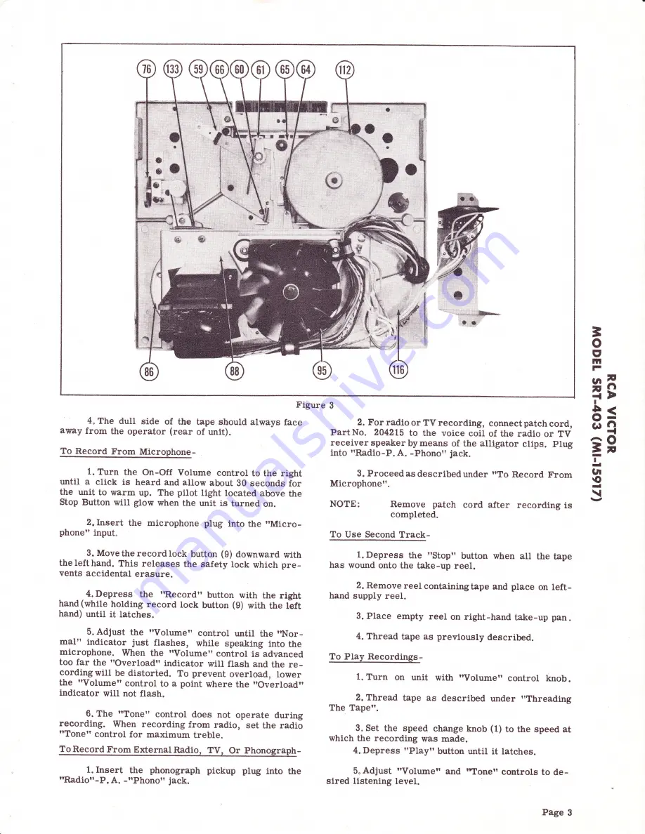 RCA VICTOR MI-15917 Manual Download Page 3