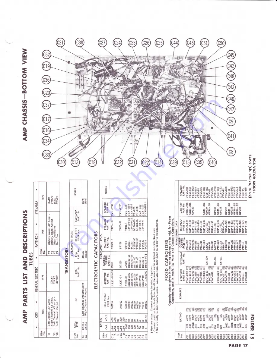 RCA VICTOR RS-176 Manual Download Page 16