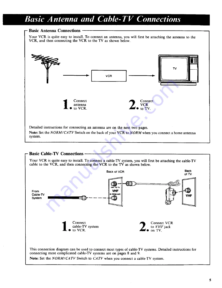 RCA VR273A Скачать руководство пользователя страница 7