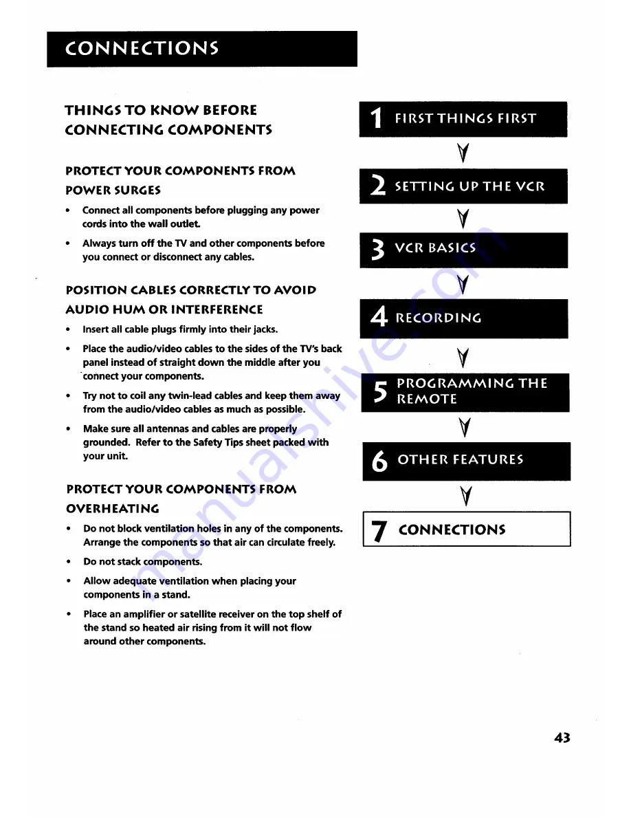 RCA VR349 User Manual Download Page 45