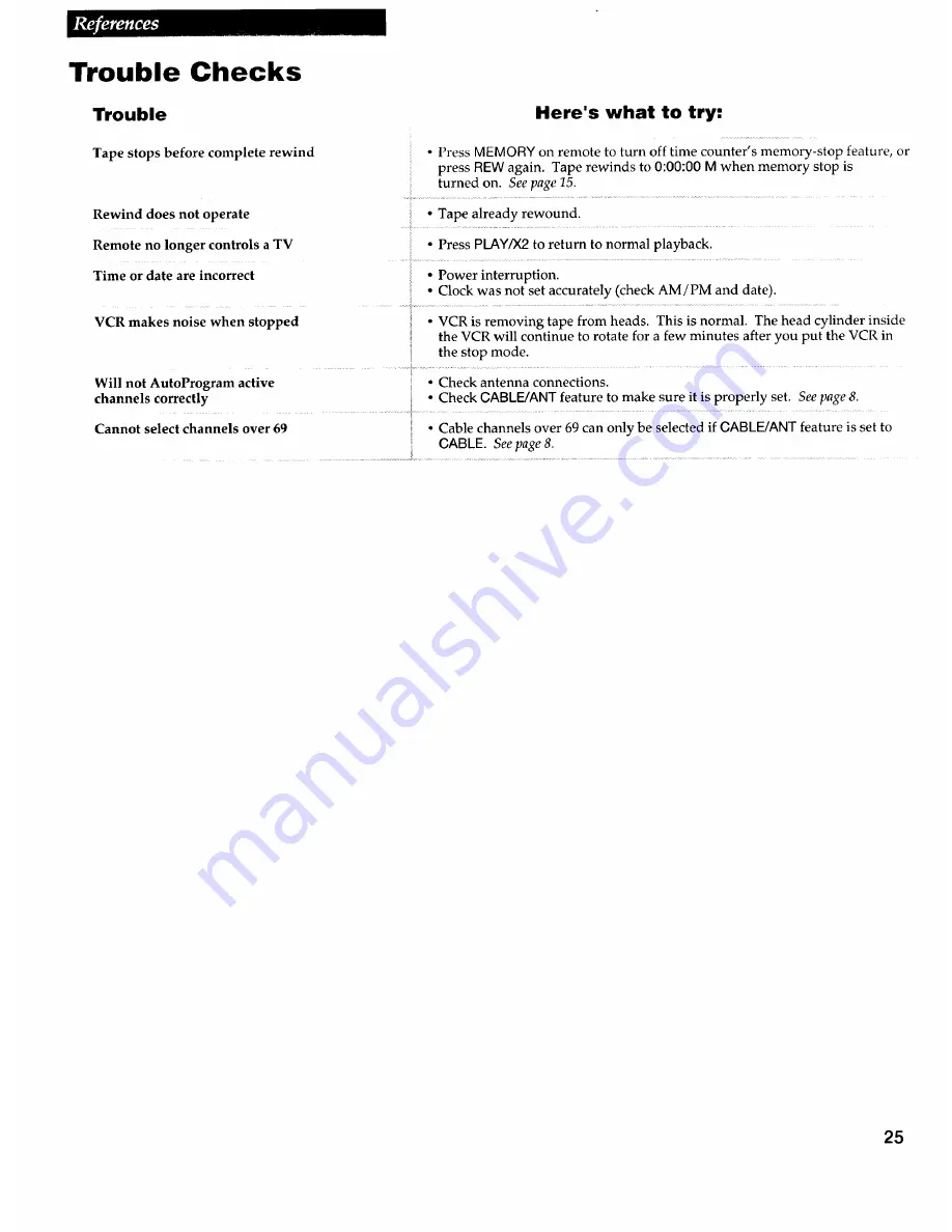 RCA VR502 Owner'S Manual Download Page 27