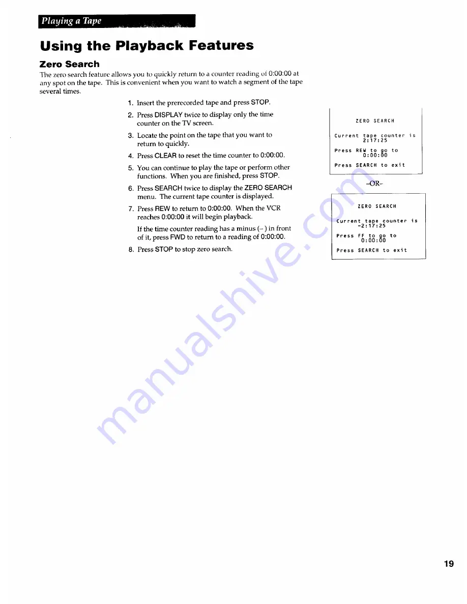 RCA VR509 User Manual Download Page 21