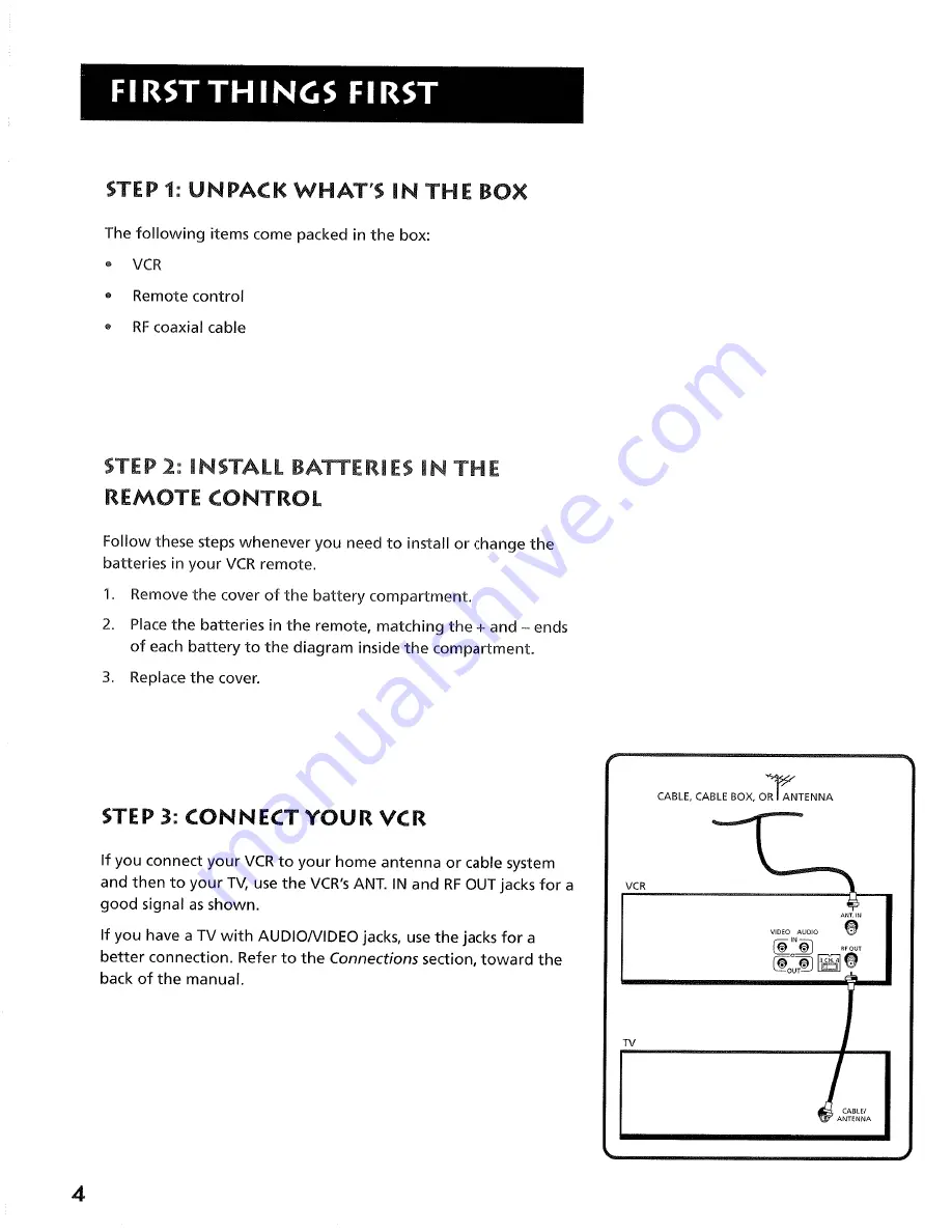 RCA VR525 User Manual Download Page 6