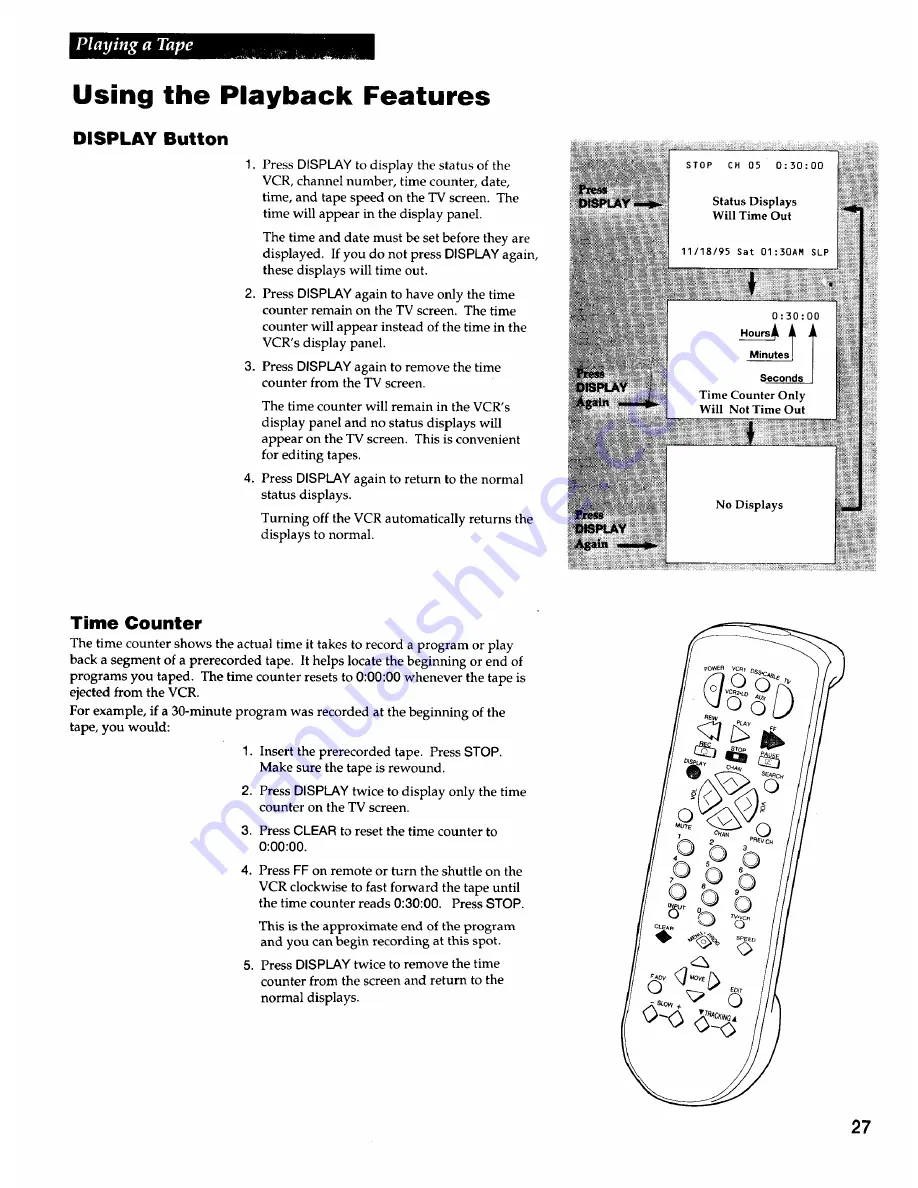 RCA VR542 Скачать руководство пользователя страница 29