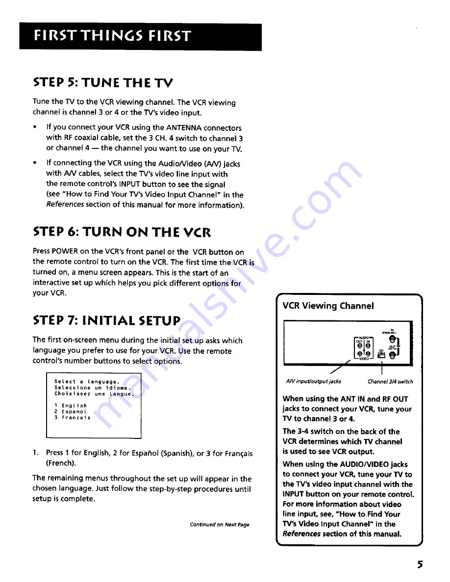 RCA VR555 User Manual Download Page 7