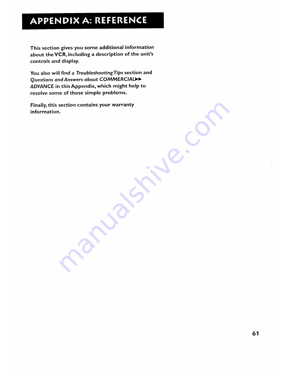 RCA VR564 User Manual Download Page 63