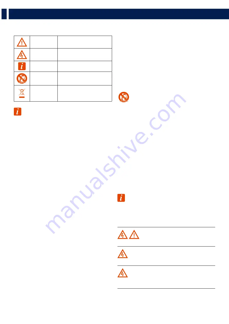 RCF WMR 50 Owner'S Manual Download Page 12