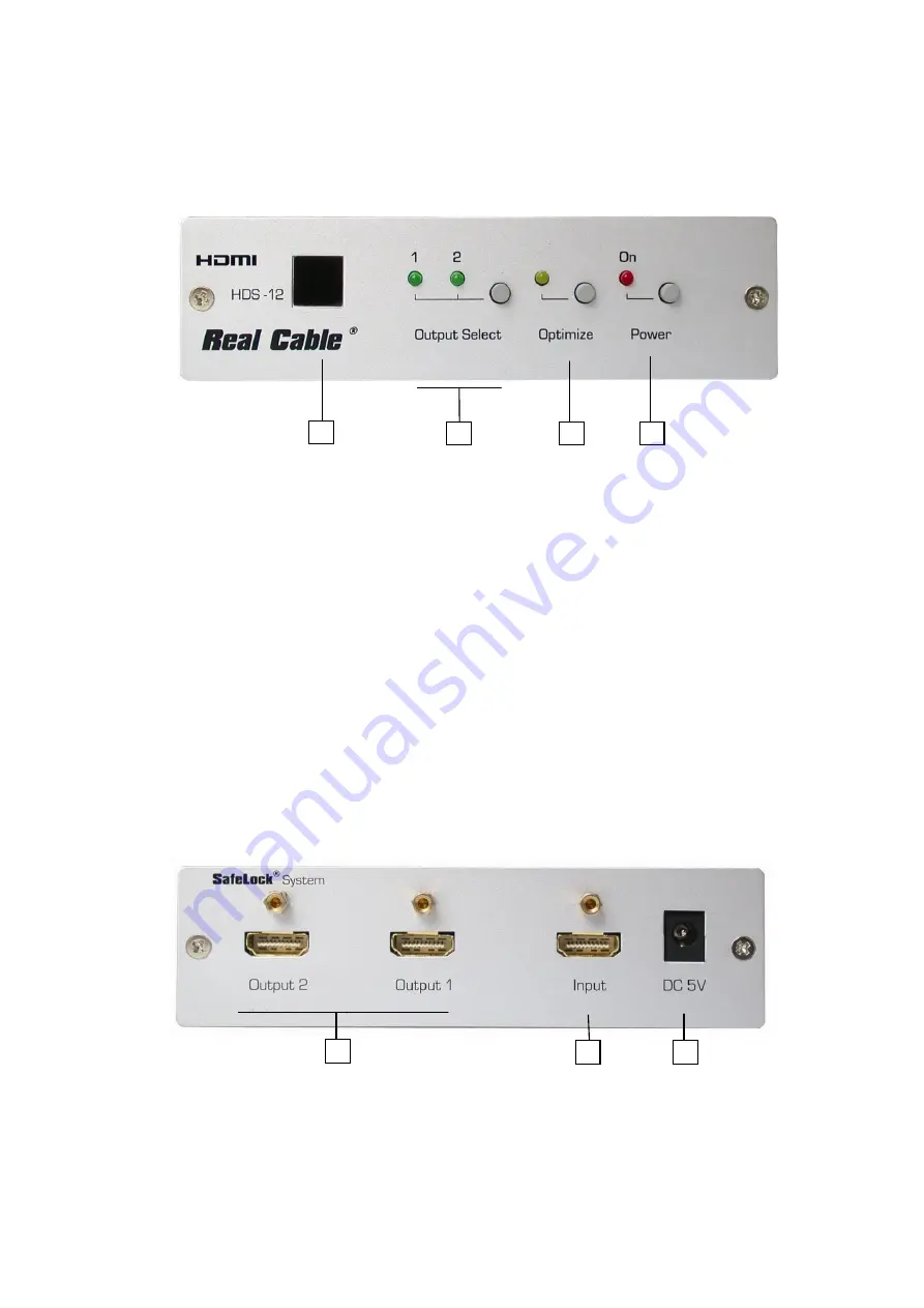 Real Cable HDS-12 Operating Manual Download Page 10