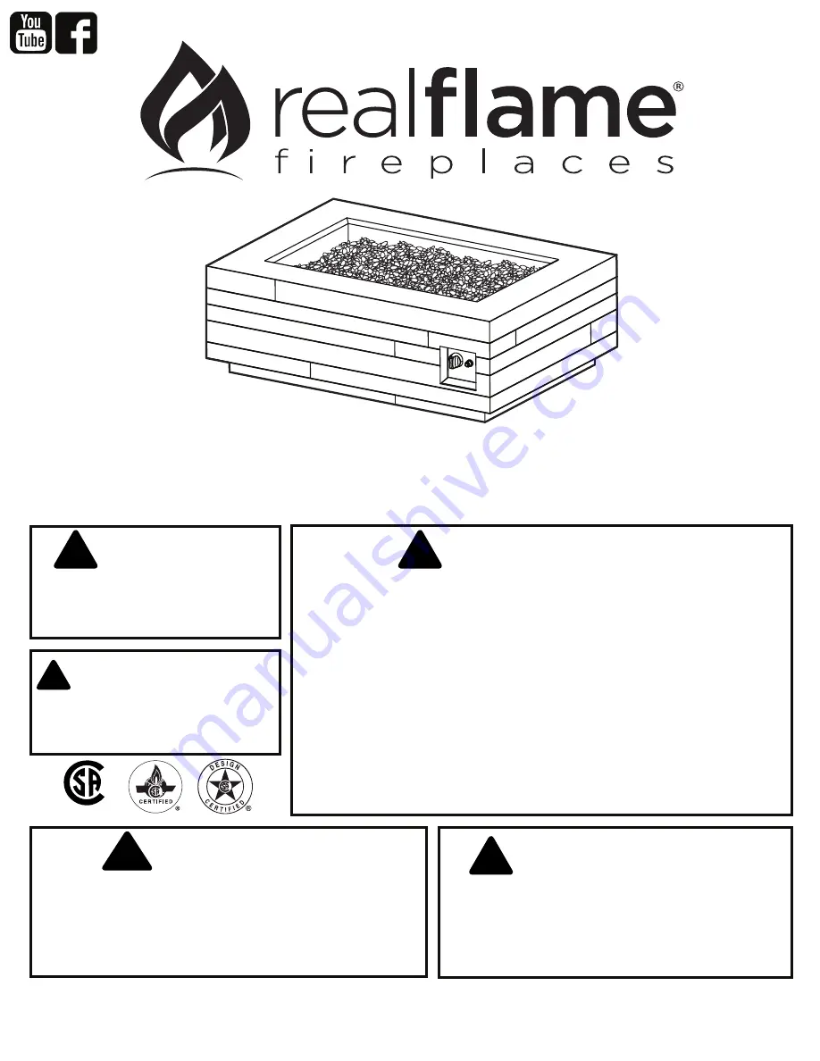 RealFlame C11800LP Owner'S Manual Download Page 22